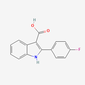 B1369154 2-(4-fluorophenyl)-1H-indole-3-carboxylic acid CAS No. 773870-18-1