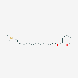 Trimethyl[10-[(tetrahydro-2H-pyran-2-yl)oxy]-1-decynyl]silane