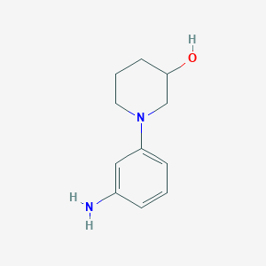 1-(3-Aminophenyl)piperidin-3-ol