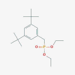 molecular formula C19H33O3P B13691582 Diethyl 3,5-Di-tert-butylbenzylphosphonate 