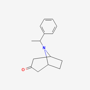 8-[(S)-1-Phenylethyl]-8-azabicyclo[3.2.1]octan-3-one