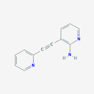 3-(2-Pyridylethynyl)pyridin-2-amine