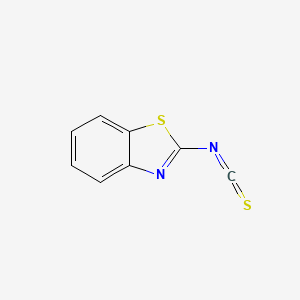 molecular formula C8H4N2S2 B13691656 2-Isothiocyanatobenzo[d]thiazole 