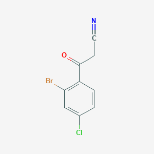 3-(2-Bromo-4-chlorophenyl)-3-oxopropanenitrile