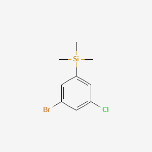 (3-Bromo-5-chlorophenyl)trimethylsilane