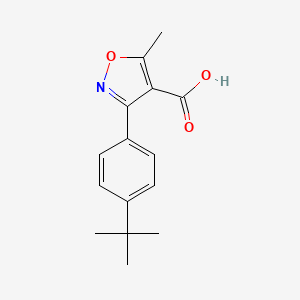 3-[4-(tert-Butyl)phenyl]-5-methylisoxazole-4-carboxylic Acid