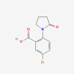 5-Bromo-2-(2-oxo-1-pyrrolidinyl)benzoic Acid