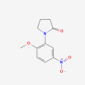 1-(2-Methoxy-5-nitrophenyl)-2-pyrrolidinone