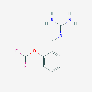 N''-{[2-(Difluoromethoxy)phenyl]methyl}guanidine