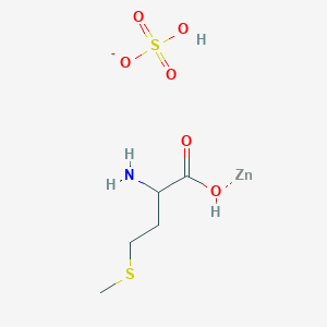 2-Amino-4-methylsulfanylbutanoic acid;hydrogen sulfate;ZINC