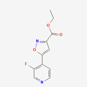 Ethyl 5-(3-Fluoro-4-pyridyl)isoxazole-3-carboxylate