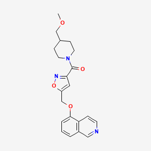 [5-[(5-Isoquinolyloxy)methyl]-3-isoxazolyl][4-(methoxymethyl)-1-piperidyl]methanone