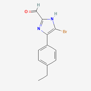 5-Bromo-4-(4-ethylphenyl)imidazole-2-carbaldehyde