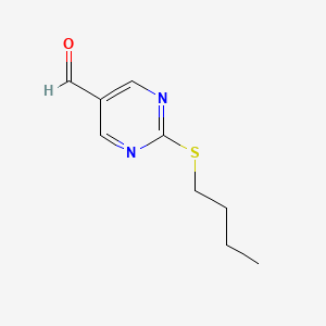 B1369188 2-(Butylthio)pyrimidine-5-carbaldehyde CAS No. 915920-13-7