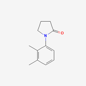 molecular formula C12H15NO B13691893 1-(2,3-Dimethylphenyl)-2-pyrrolidinone 