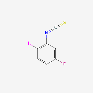 molecular formula C7H3FINS B13691901 5-Fluoro-2-iodophenyl Isothiocyanate 