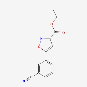 Ethyl 5-(3-Cyanophenyl)isoxazole-3-carboxylate