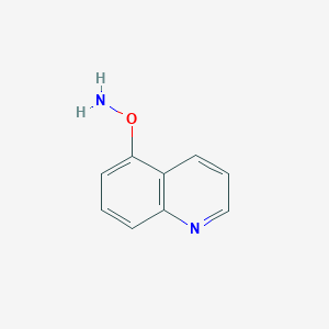 molecular formula C9H8N2O B13691935 O-(5-Quinolyl)hydroxylamine 