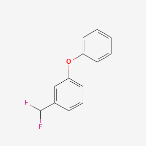 molecular formula C13H10F2O B13691994 1-(Difluoromethyl)-3-phenoxybenzene 