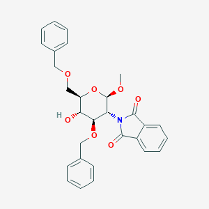 molecular formula C₂₉H₂₉NO₇ B013692 3,6-二-O-苄基-2-脱氧-2-N-邻苯二甲酰亚氨基-β-D-吡喃葡萄糖甲基 CAS No. 97242-79-0