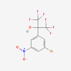 2-(3-Bromo-5-nitrophenyl)-1,1,1,3,3,3-hexafluoro-2-propanol