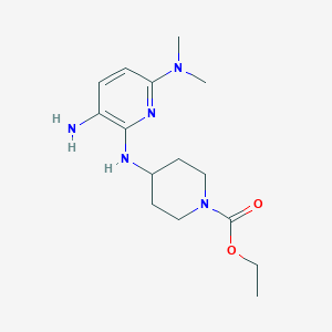 Ethyl 4-[[3-Amino-6-(dimethylamino)-2-pyridyl]amino]piperidine-1-carboxylate