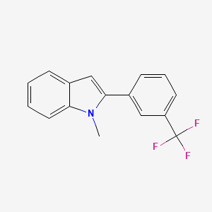 1-Methyl-2-[3-(trifluoromethyl)phenyl]indole