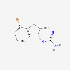 2-Amino-6-bromo-5H-indeno[1,2-d]pyrimidine