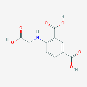 4-[(Carboxymethyl)amino]benzene-1,3-dicarboxylic acid