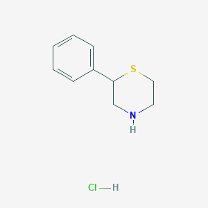 B1369213 2-Phenylthiomorpholine hydrochloride CAS No. 77082-60-1