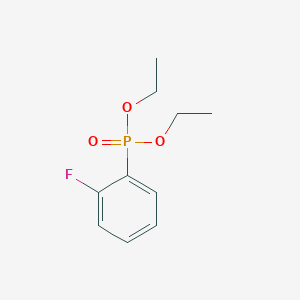 molecular formula C10H14FO3P B13692135 Diethyl (2-fluorophenyl)phosphonate 