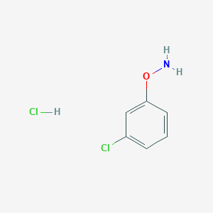 molecular formula C6H7Cl2NO B13692146 O-(3-Chlorophenyl)hydroxylamine hydrochloride 