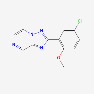 2-(5-Chloro-2-methoxyphenyl)-[1,2,4]triazolo[1,5-a]pyrazine