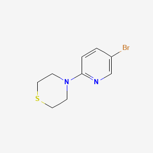 molecular formula C9H11BrN2S B1369217 4-(5-溴吡啶-2-基）硫代吗啉 CAS No. 223556-42-1