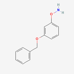 molecular formula C13H13NO2 B13692180 O-[3-(Benzyloxy)phenyl]hydroxylamine 