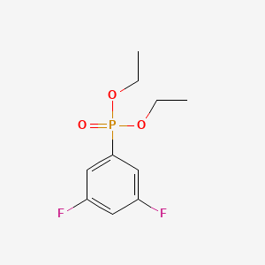 molecular formula C10H13F2O3P B13692188 Diethyl (3,5-Difluorophenyl)phosphonate 