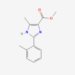 Methyl 5-methyl-2-(o-tolyl)-1H-imidazole-4-carboxylate