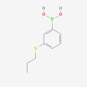 molecular formula C9H13BO2S B1369220 3-(丙硫基)苯硼酸 CAS No. 915401-99-9