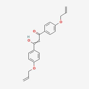 molecular formula C21H20O4 B13692207 1,3-Bis[4-(allyloxy)phenyl]-3-hydroxy-2-propen-1-one 