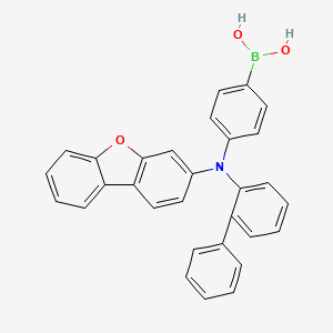 4-[2-Biphenylyl(dibenzo[b,d]furan-3-yl)amino]phenylboronic Acid