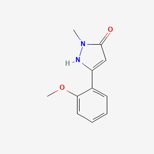 3-(2-Methoxyphenyl)-1-methyl-1H-pyrazol-5-ol