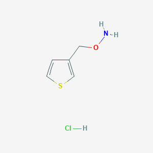 molecular formula C5H8ClNOS B13692253 O-(3-Thienylmethyl)hydroxylamine Hydrochloride 