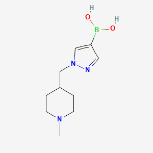 1-[(1-Methyl-4-piperidyl)methyl]pyrazole-4-boronic Acid