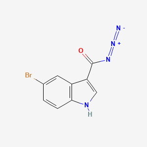 5-Bromo-1H-indole-3-carbonyl Azide