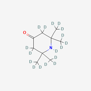 molecular formula C9H17NO B1369230 4-Oxo-2,2,6,6-tetramethylpiperidine-D17 