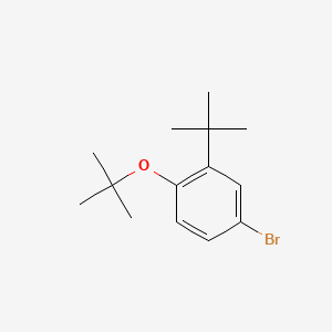 4-Bromo-1-(tert-butoxy)-2-(tert-butyl)benzene