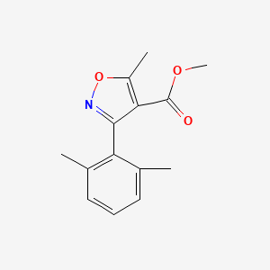 Methyl 5-methyl-3-(2,6-dimethylphenyl)isoxazole-4-carboxylate