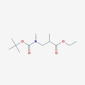 Ethyl 3-[Boc(methyl)amino]-2-methylpropanoate