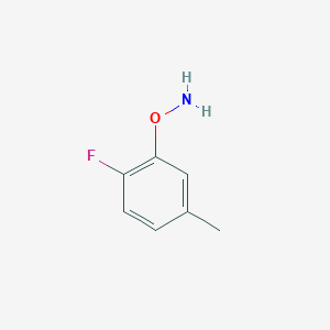 molecular formula C7H8FNO B13692359 O-(2-Fluoro-5-methylphenyl)hydroxylamine 