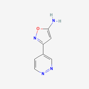 5-Amino-3-(4-pyridazinyl)isoxazole